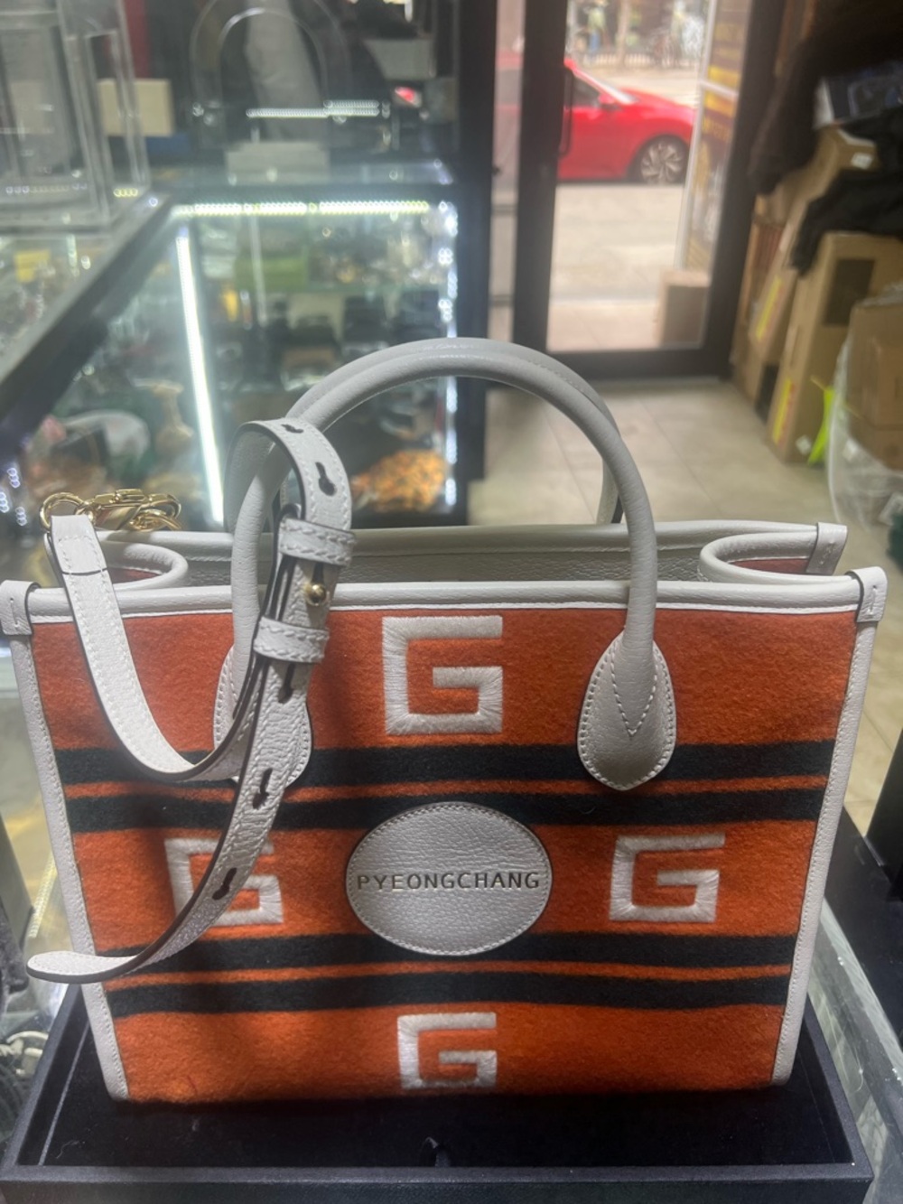 Gucci Pyeonchang Small Embroidered Tote Bag